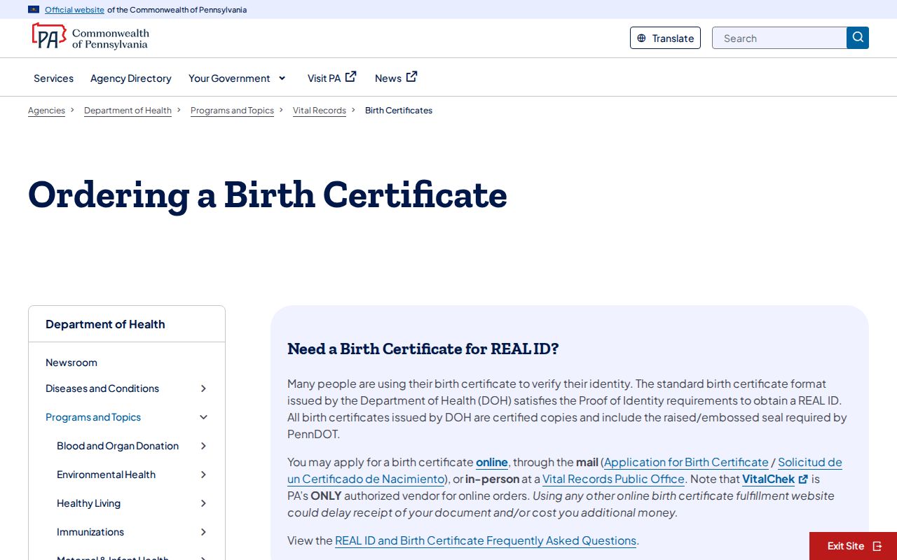 Palmer Township residents directory Pennsylvania birth certificate information